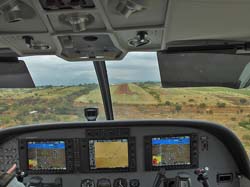 199-Landing at Lake Manyara Airstrip G11-3064