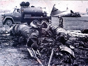 plane wreckage