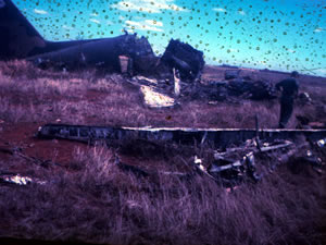 C-130 crash debris