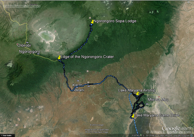 187-Crater Approach Map