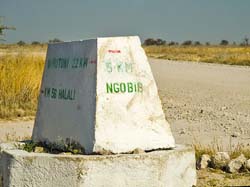 296-Etosha NP Road Sign  G11-0717
