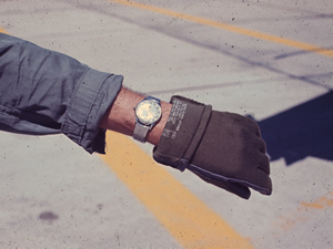 Do Not roll up your sleeve while flying